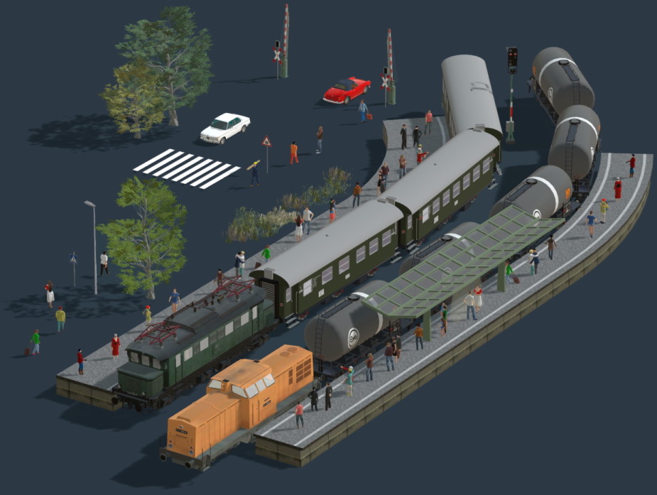 3D-Modellbahn Studio
